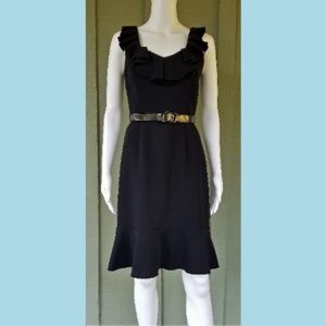 WHITE HOUSE BLACK MARKET Sheath Dress w/ Belt 0